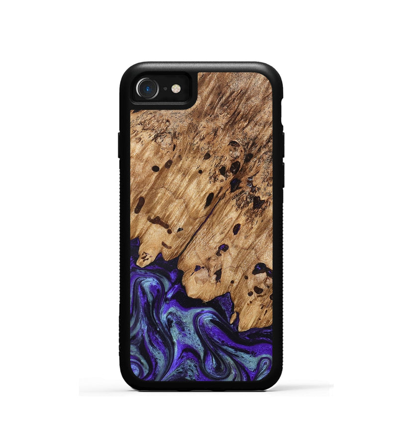 iPhone SE Wood Phone Case - Sheyla (Purple, 827143)