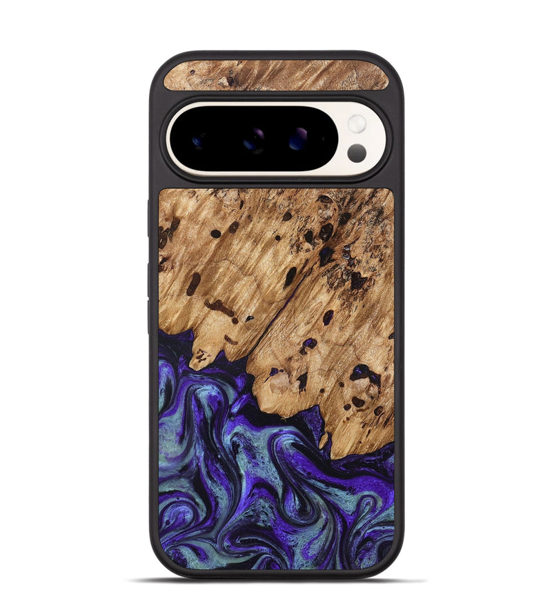Pixel 9 Wood Phone Case - Sheyla (Purple, 827143)