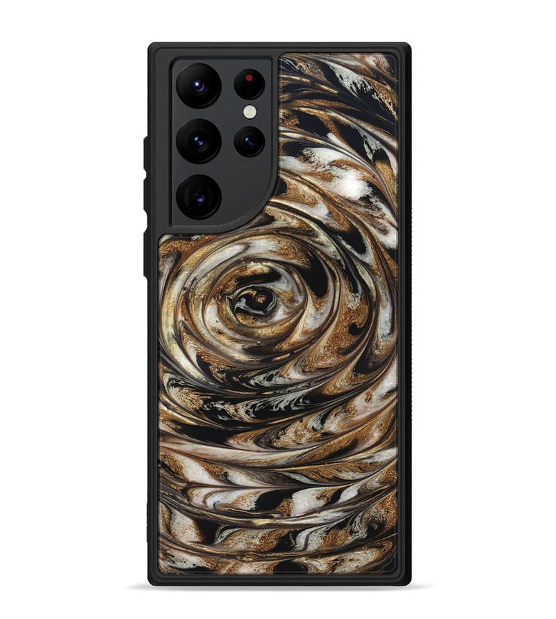 Galaxy S22 Ultra ResinArt Phone Case - Nyra (Black & White, 827144)