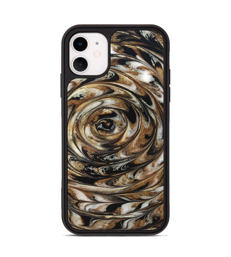 iPhone 11 ResinArt Phone Case - Nyra (Black & White, 827144)