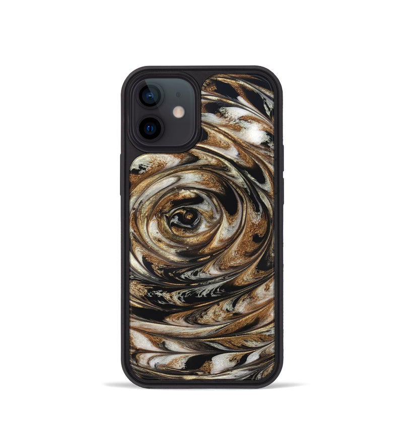 iPhone 12 mini ResinArt Phone Case - Nyra (Black & White, 827144)