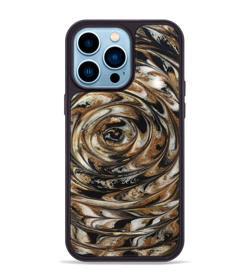 iPhone 14 Pro Max ResinArt Phone Case - Nyra (Black & White, 827144)
