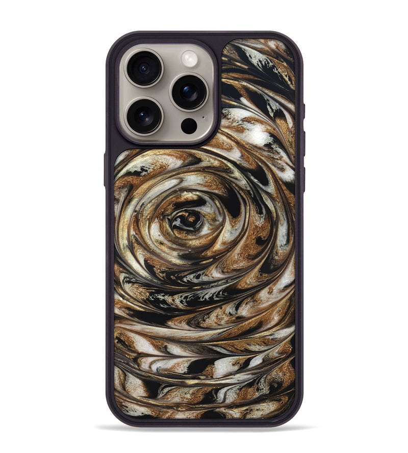 iPhone 15 Pro Max ResinArt Phone Case - Nyra (Black & White, 827144)