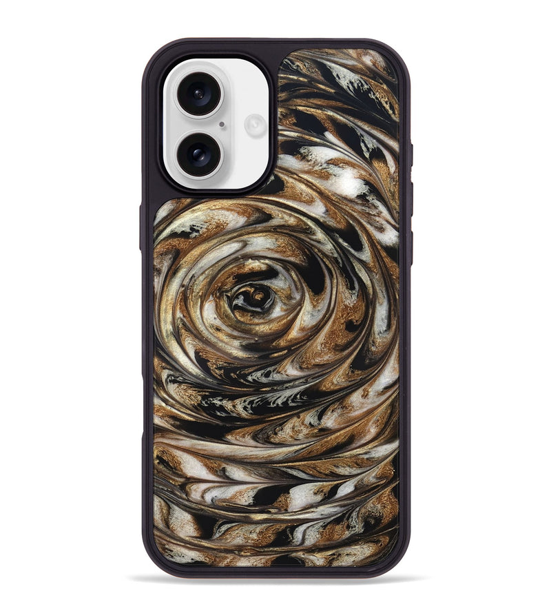 iPhone 16 Plus ResinArt Phone Case - Nyra (Black & White, 827144)