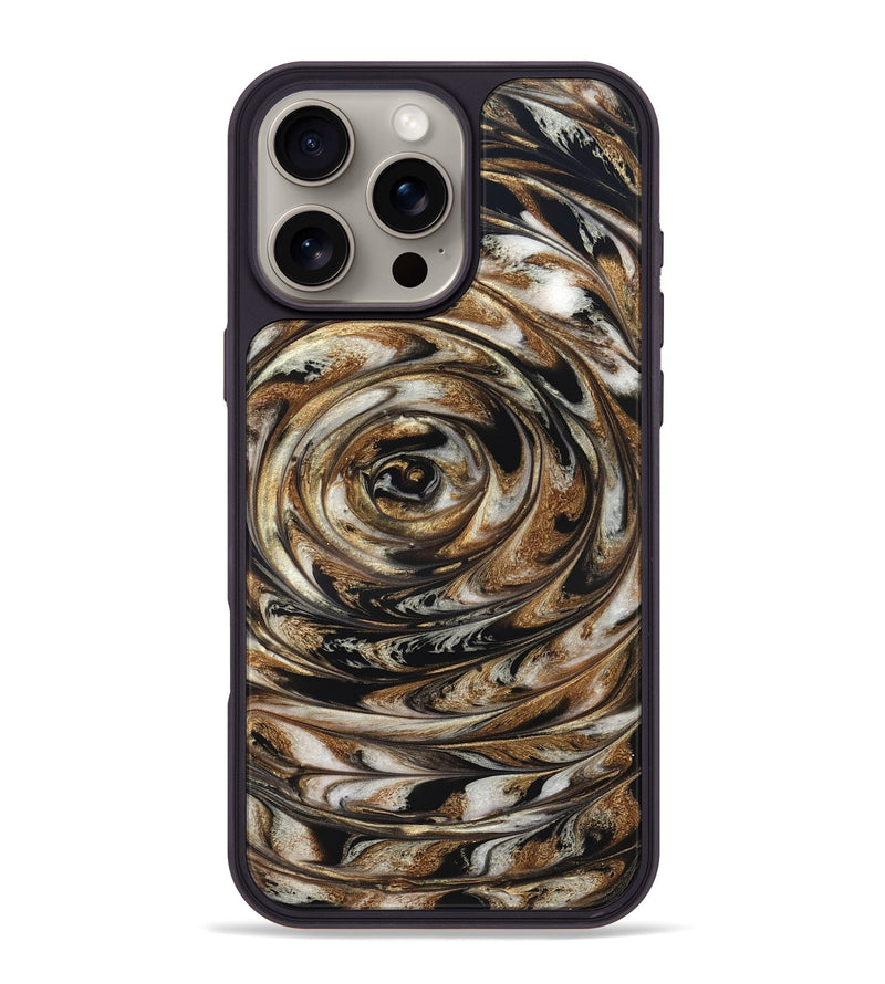 iPhone 16 Pro Max ResinArt Phone Case - Nyra (Black & White, 827144)