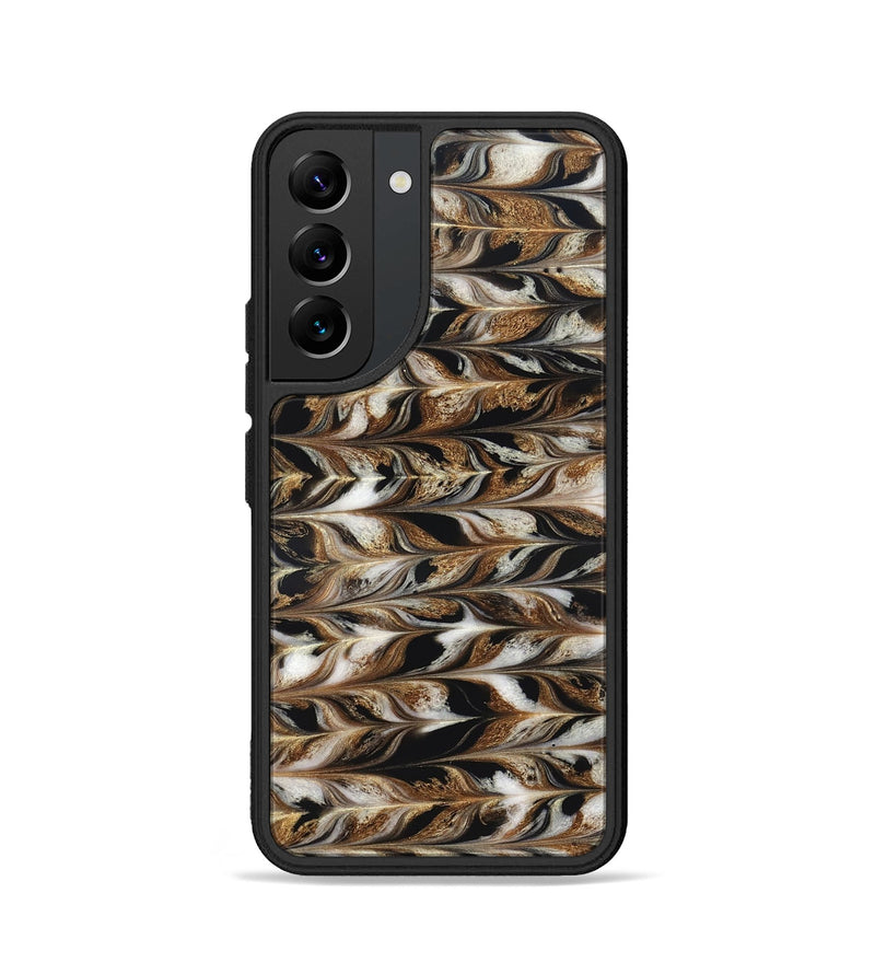 Galaxy S22 ResinArt Phone Case - Linsey (Black & White, 827145)