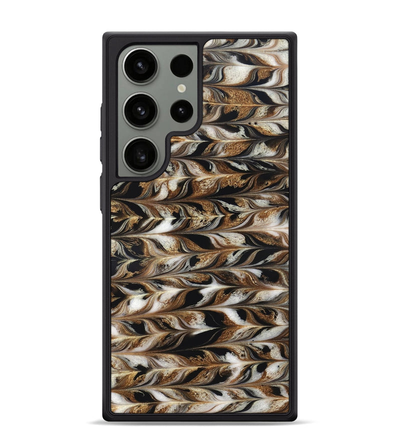 Galaxy S24 Ultra ResinArt Phone Case - Linsey (Black & White, 827145)