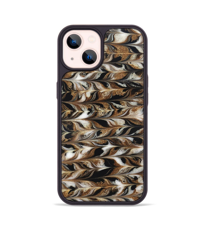 iPhone 14 ResinArt Phone Case - Linsey (Black & White, 827145)