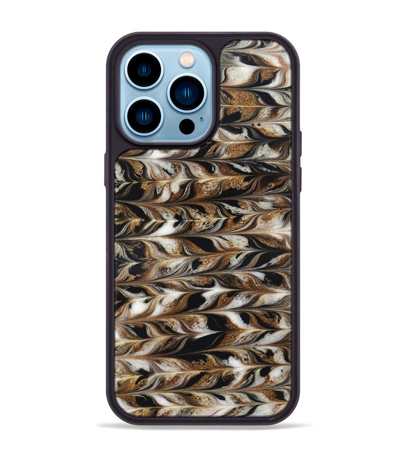 iPhone 14 Pro Max ResinArt Phone Case - Linsey (Black & White, 827145)
