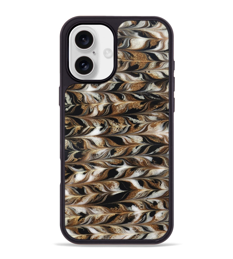 iPhone 16 Plus ResinArt Phone Case - Linsey (Black & White, 827145)