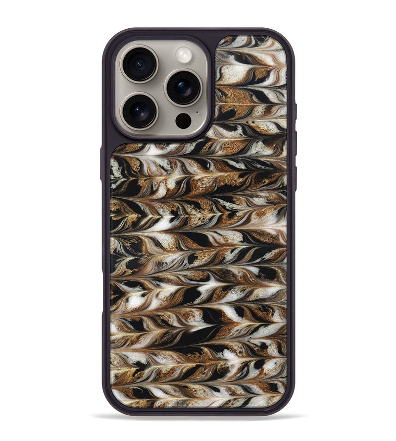 iPhone 16 Pro Max ResinArt Phone Case - Linsey (Black & White, 827145)