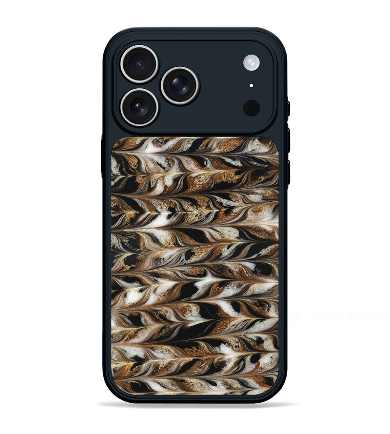 iPhone 17 Pro Max ResinArt Phone Case - Linsey (Black & White, 827145)