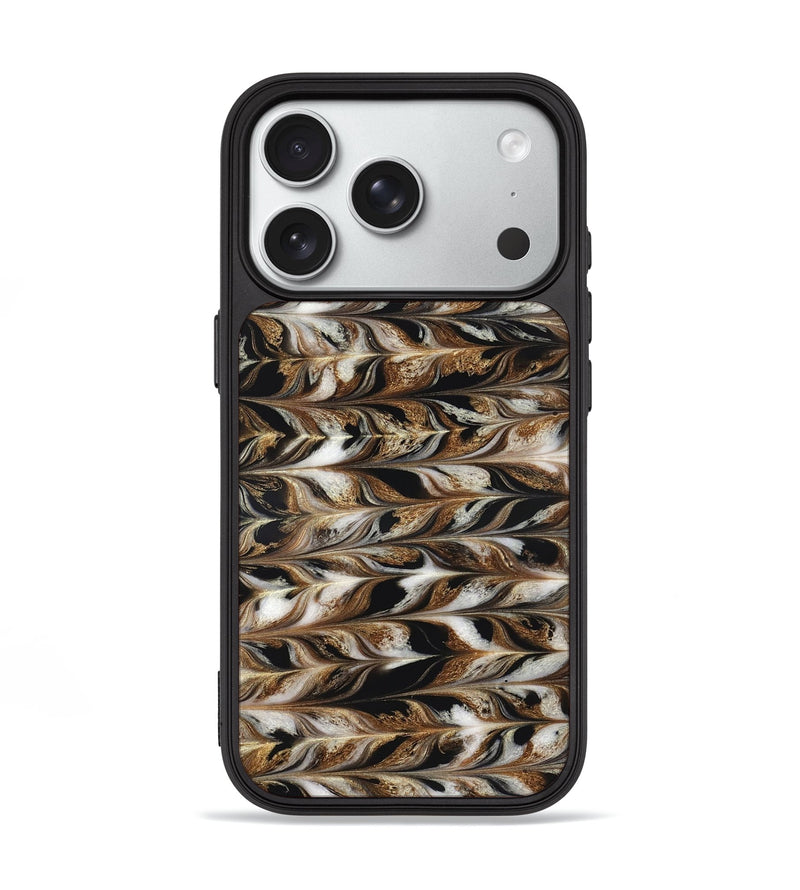 iPhone 18 Pro ResinArt Phone Case - Linsey (Black & White, 827145)