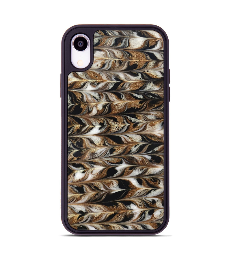 iPhone Xr ResinArt Phone Case - Linsey (Black & White, 827145)