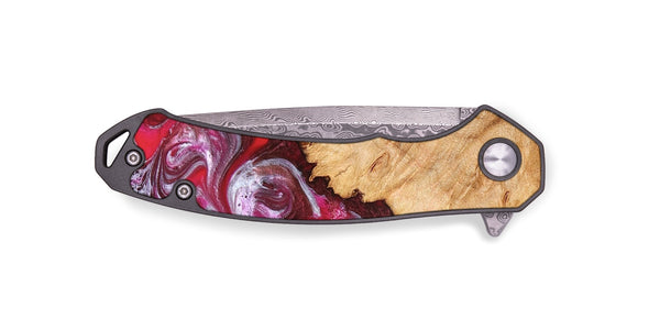 EDC Wood Pocket Knife - Arden (Red, 827146)