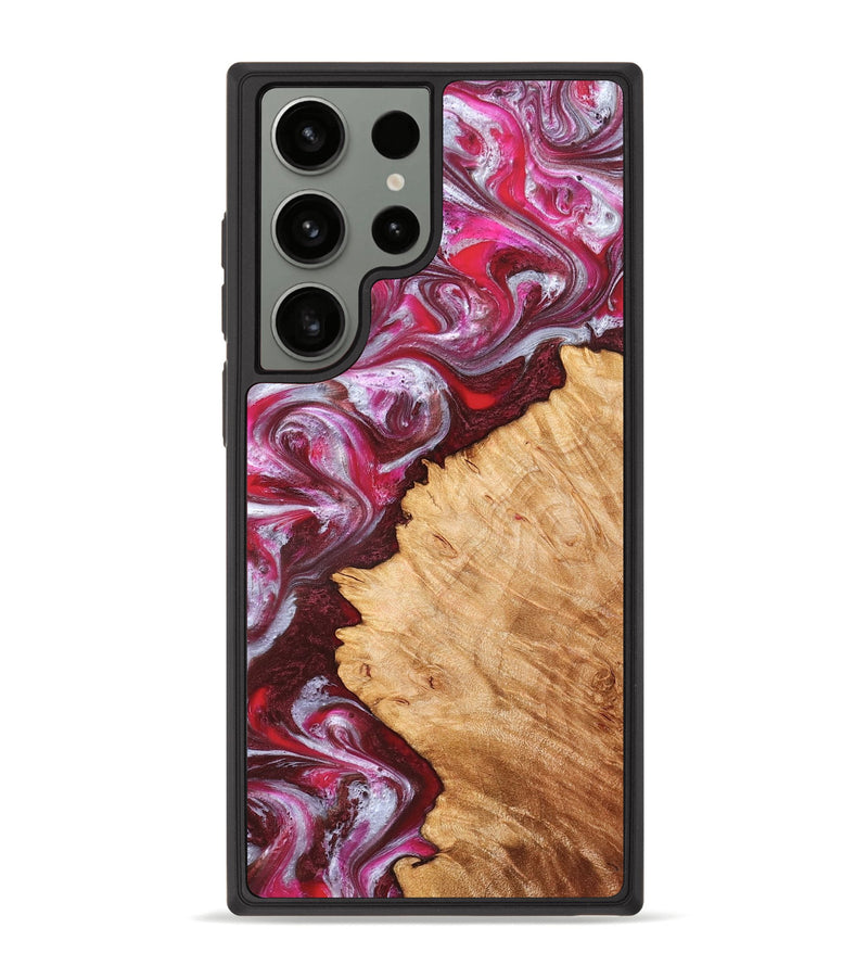 Galaxy S23 Ultra Wood Phone Case - Arden (Red, 827146)