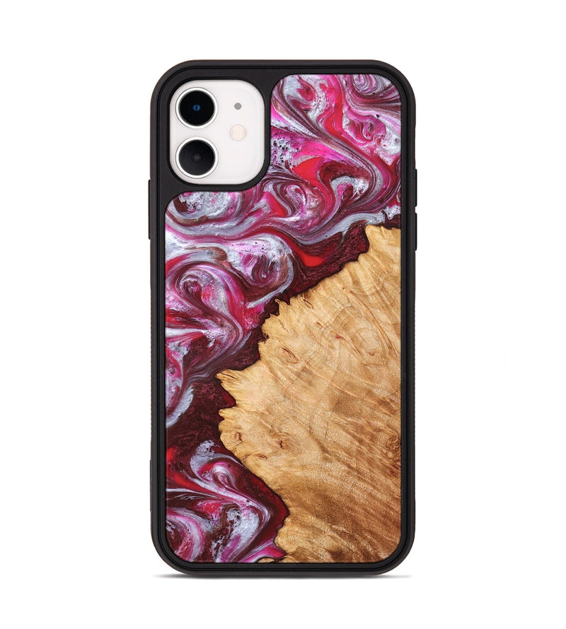 iPhone 11 Wood Phone Case - Arden (Red, 827146)