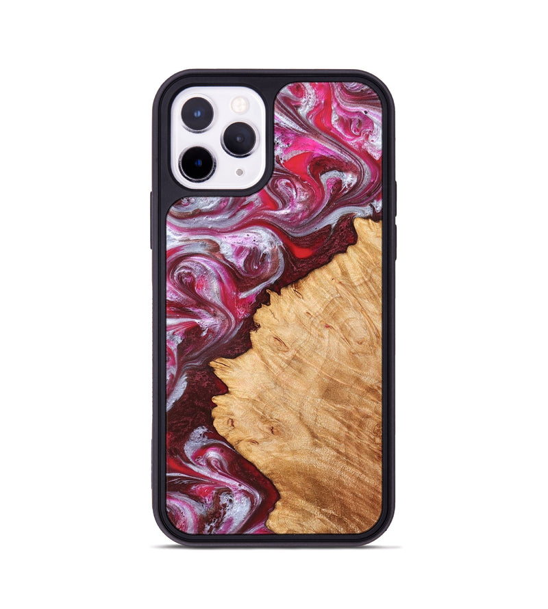 iPhone 11 Pro Wood Phone Case - Arden (Red, 827146)