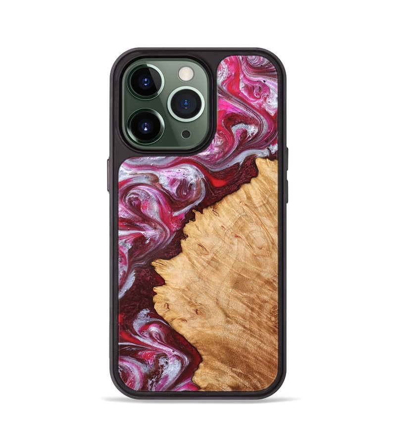 iPhone 13 Pro Wood Phone Case - Arden (Red, 827146)