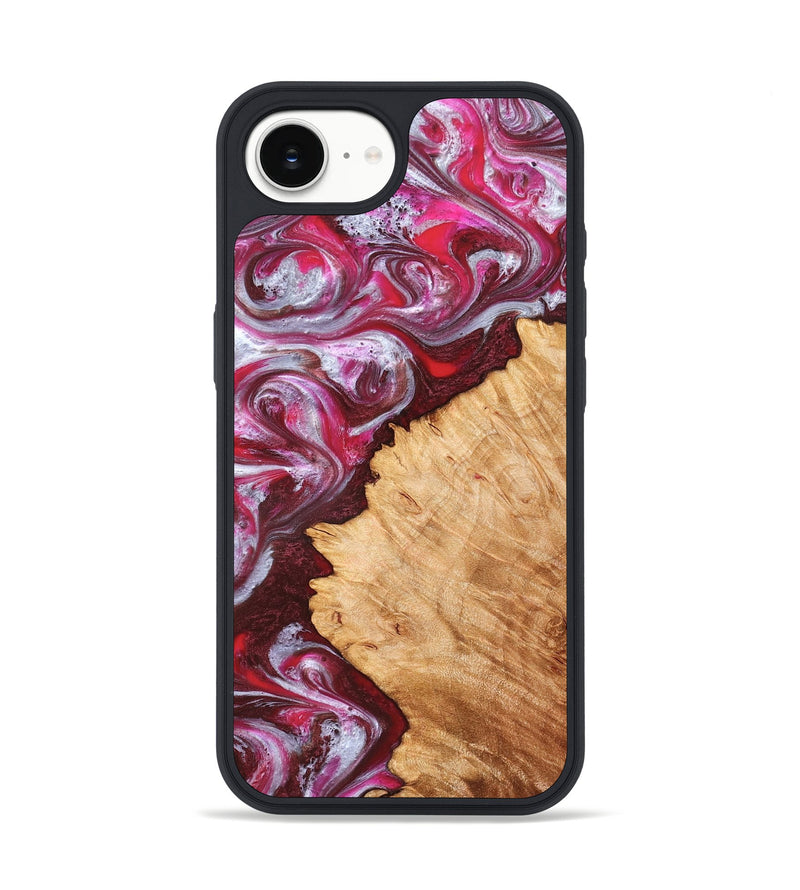 iPhone 16e Wood Phone Case - Arden (Red, 827146)