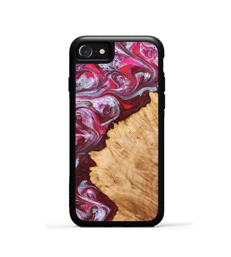 iPhone SE Wood Phone Case - Arden (Red, 827146)