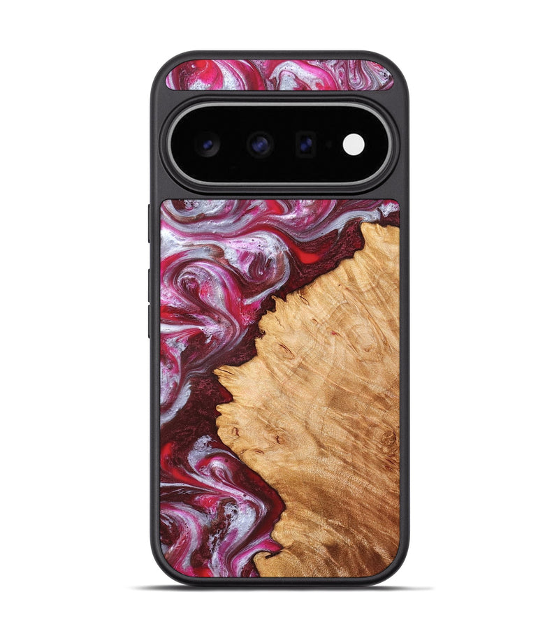 Pixel 11 Pro Wood Phone Case - Arden (Red, 827146)