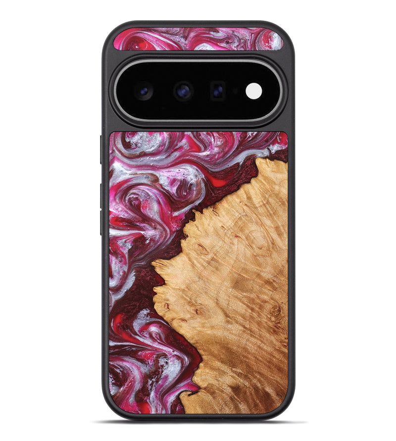 Pixel 11 Pro XL Wood Phone Case - Arden (Red, 827146)