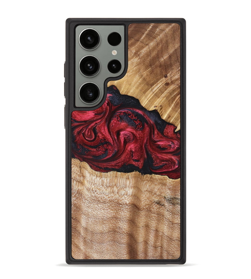 Galaxy S23 Ultra Wood Phone Case - Westley (Red, 827147)