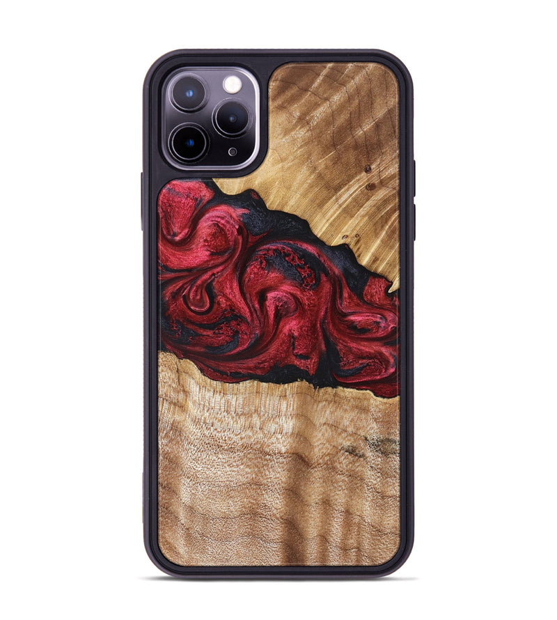 iPhone 11 Pro Max Wood Phone Case - Westley (Red, 827147)