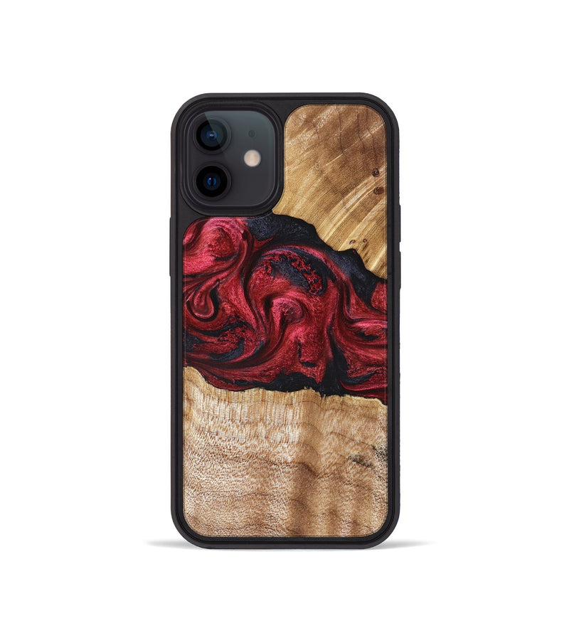 iPhone 12 mini Wood Phone Case - Westley (Red, 827147)