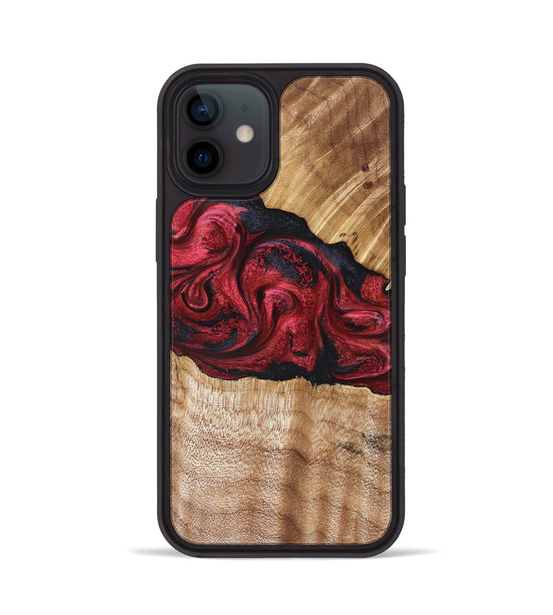 iPhone 12 Wood Phone Case - Westley (Red, 827147)