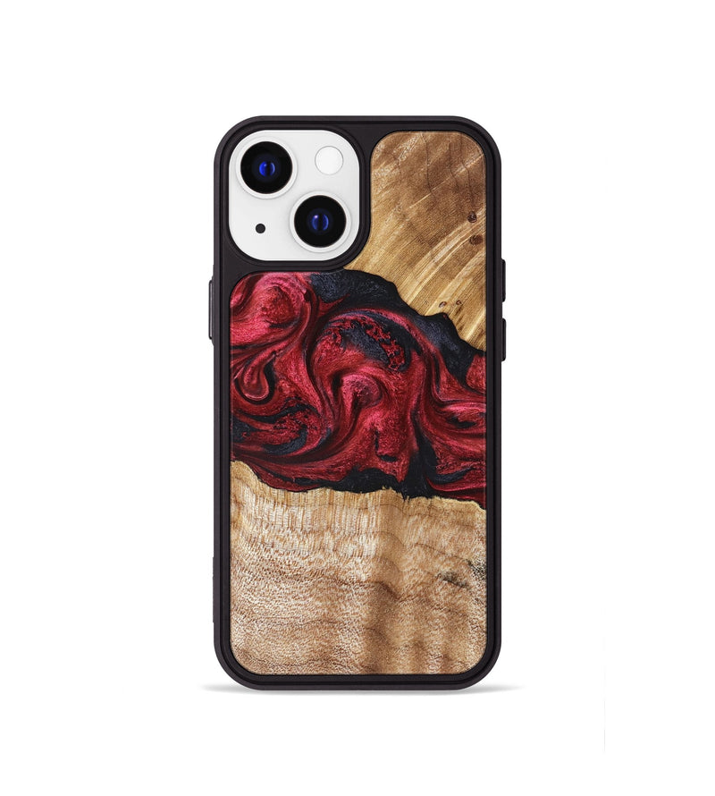 iPhone 13 mini Wood Phone Case - Westley (Red, 827147)