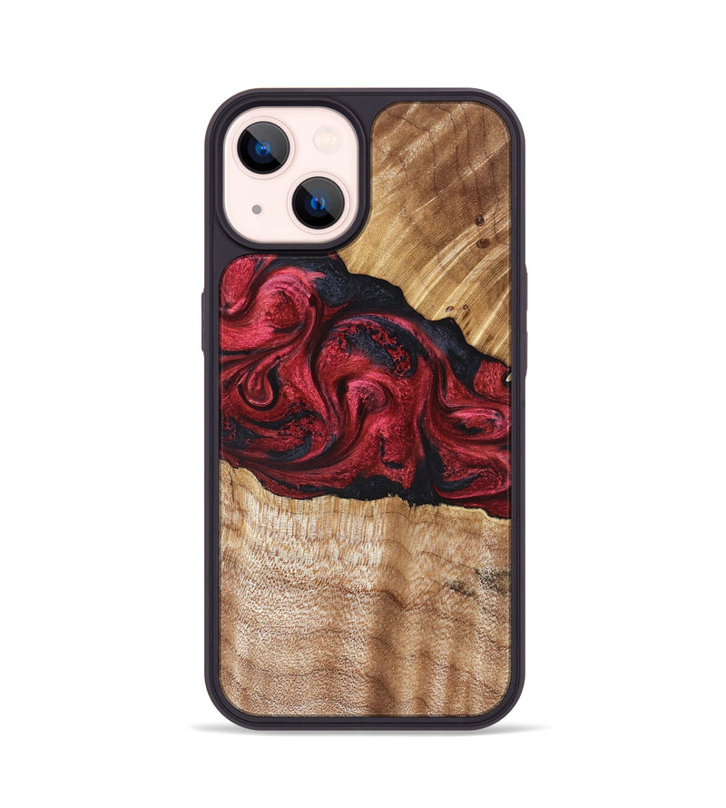 iPhone 14 Wood Phone Case - Westley (Red, 827147)