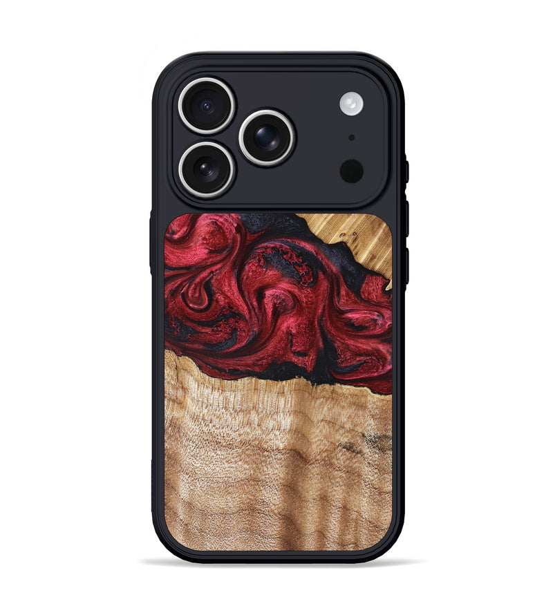iPhone 17 Pro Wood Phone Case - Westley (Red, 827147)