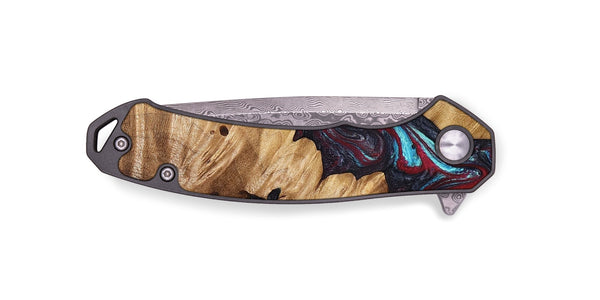 EDC Wood Pocket Knife - Alannah (Red, 827148)