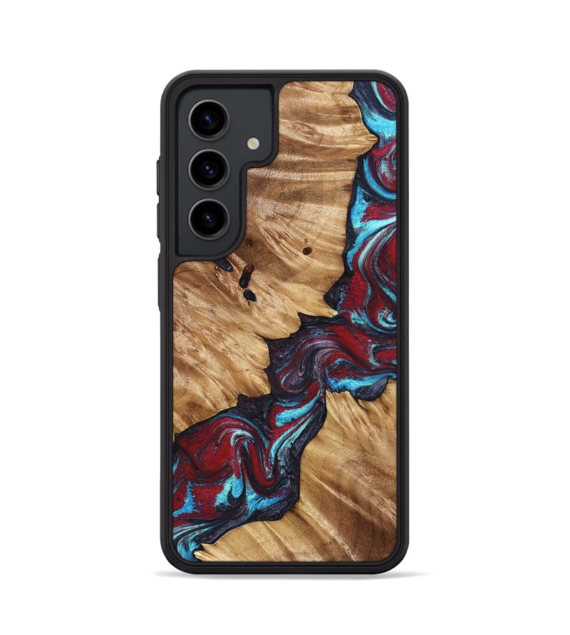 Galaxy S24 Wood Phone Case - Alannah (Red, 827148)