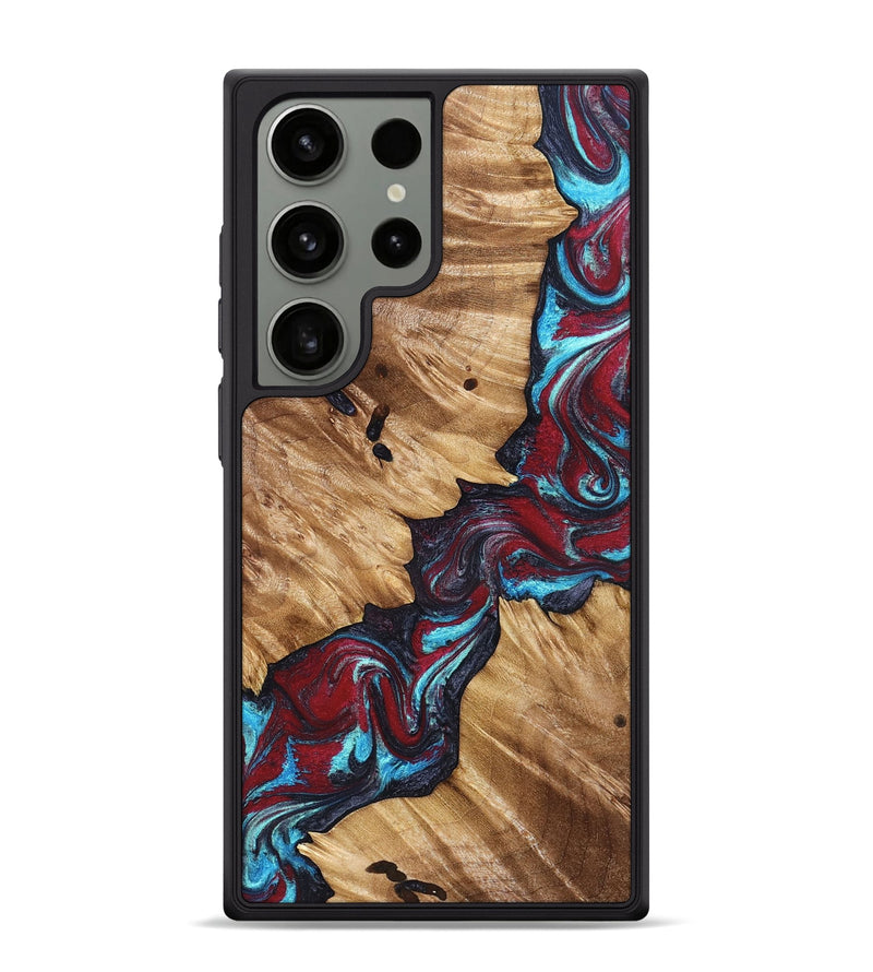 Galaxy S24 Ultra Wood Phone Case - Alannah (Red, 827148)