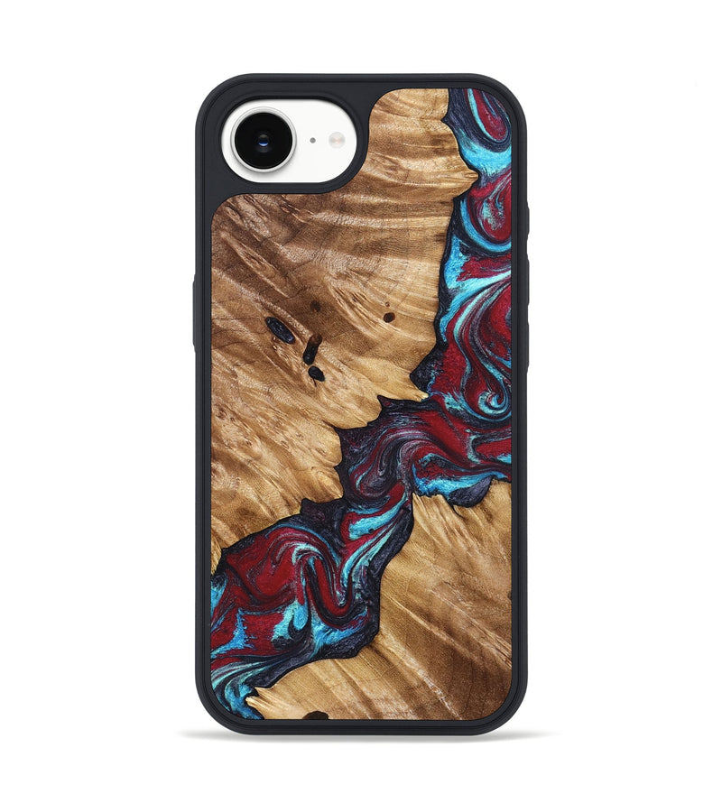 iPhone 16e Wood Phone Case - Alannah (Red, 827148)
