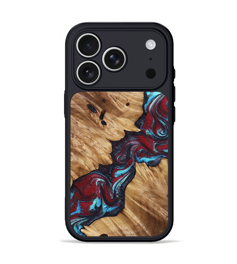 iPhone 17 Pro Wood Phone Case - Alannah (Red, 827148)