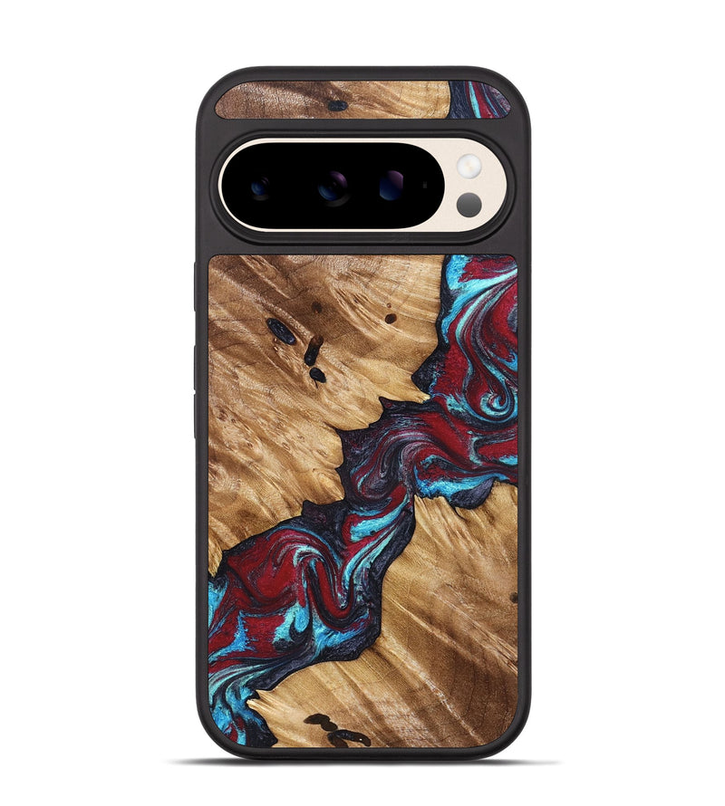 Pixel 10 Wood Phone Case - Alannah (Red, 827148)