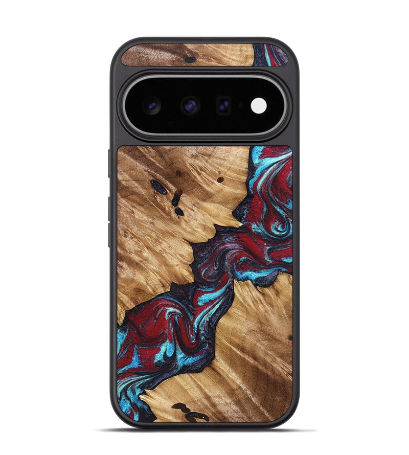 Pixel 11 Pro Wood Phone Case - Alannah (Red, 827148)