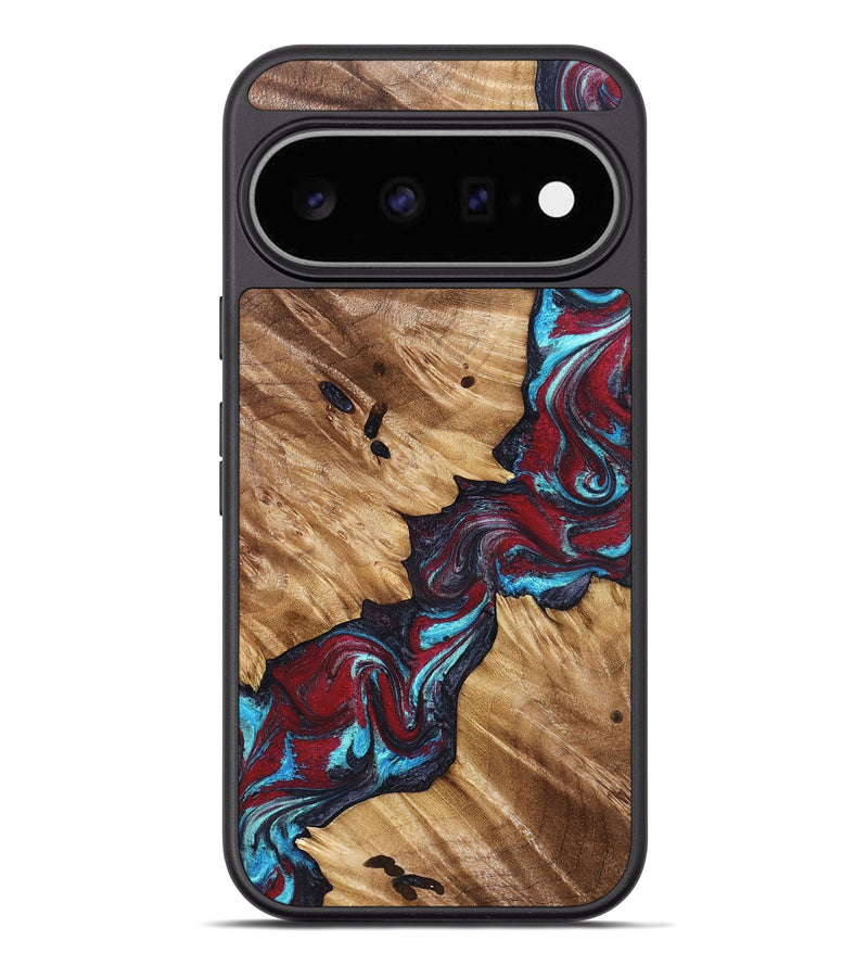 Pixel 11 Pro XL Wood Phone Case - Alannah (Red, 827148)