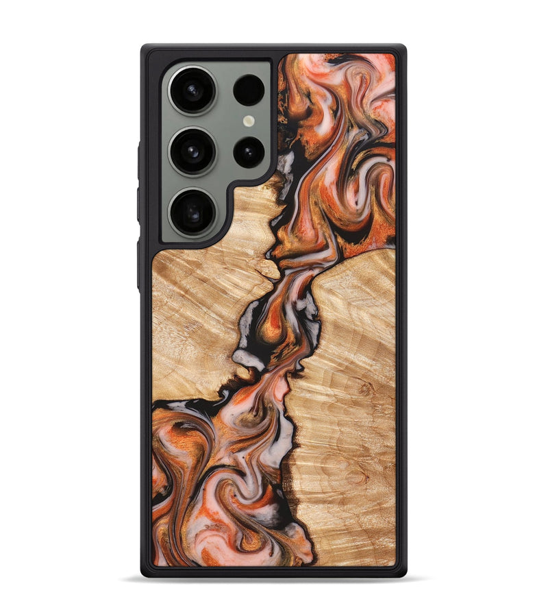 Galaxy S24 Ultra Wood Phone Case - Artis (Red, 827149)