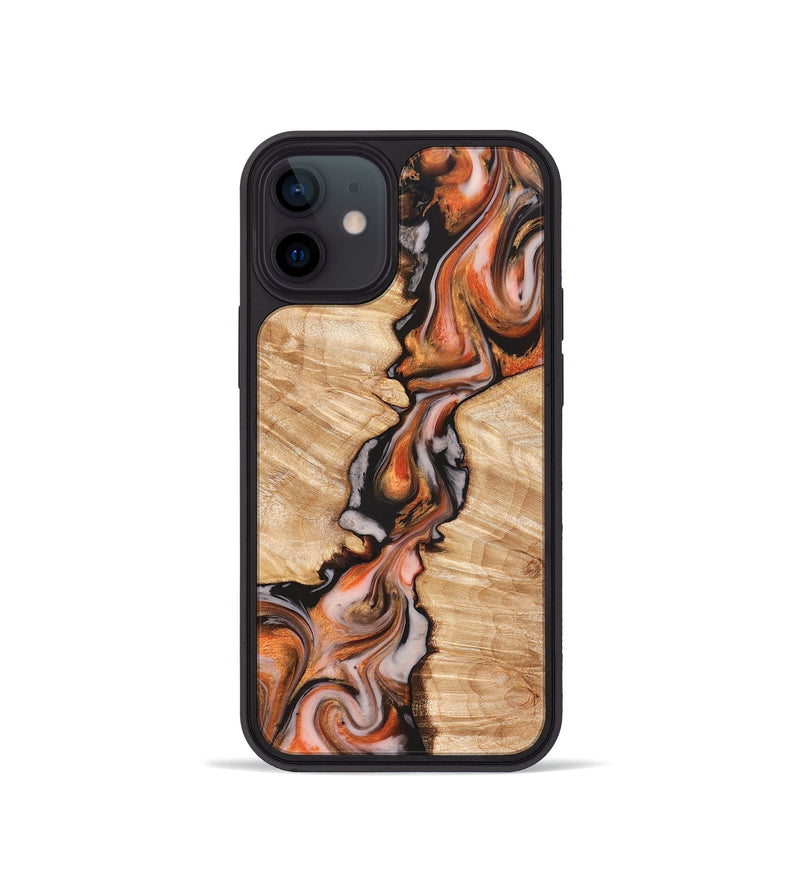 iPhone 12 mini Wood Phone Case - Artis (Red, 827149)