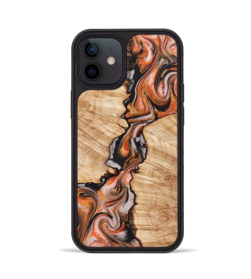 iPhone 12 Wood Phone Case - Artis (Red, 827149)