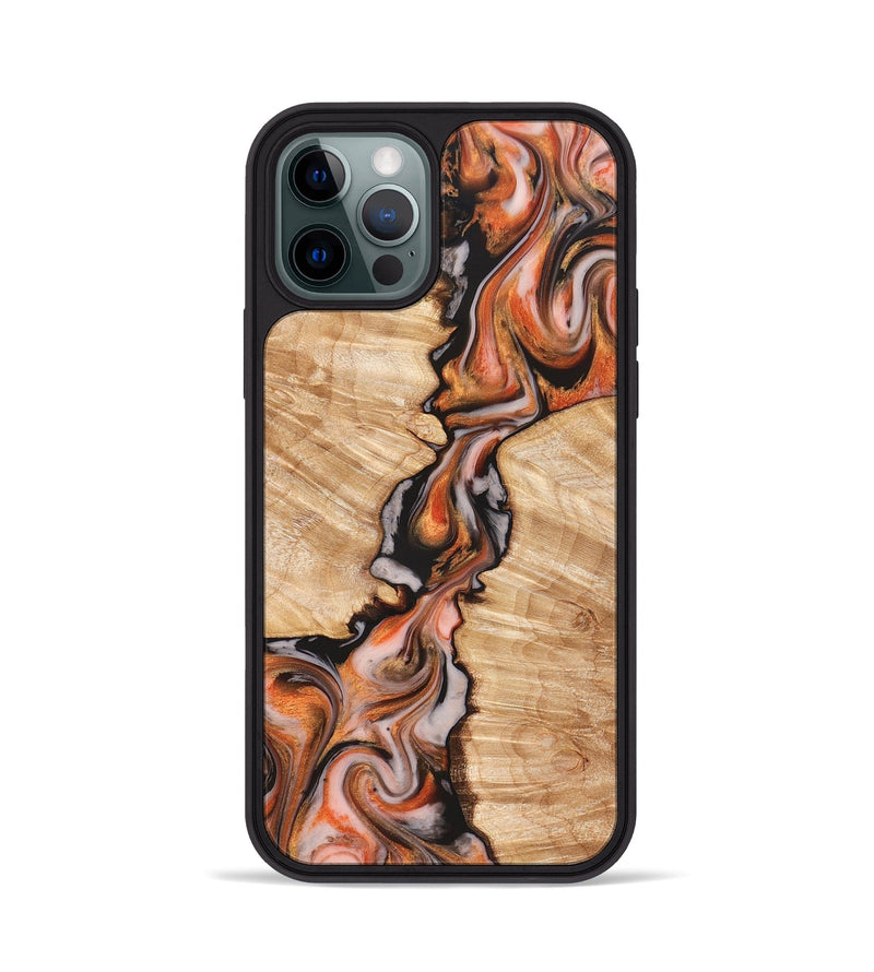 iPhone 12 Pro Wood Phone Case - Artis (Red, 827149)