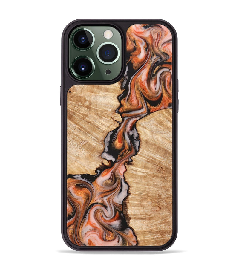 iPhone 13 Pro Max Wood Phone Case - Artis (Red, 827149)