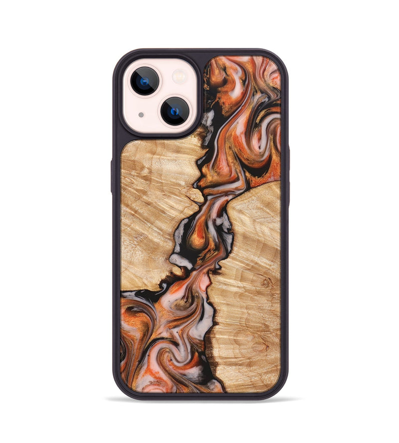 iPhone 14 Wood Phone Case - Artis (Red, 827149)