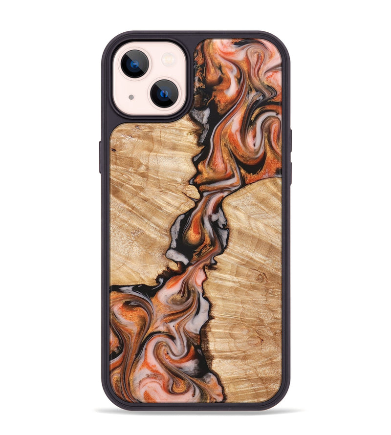 iPhone 14 Plus Wood Phone Case - Artis (Red, 827149)