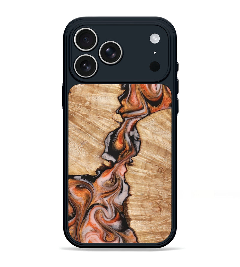 iPhone 17 Pro Max Wood Phone Case - Artis (Red, 827149)